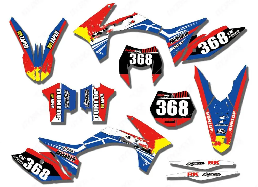 Для KTM EXC 2012 2013 мотоциклетные графические наклейки для SX SXF XC XCF XCW W 2011 125 200 250 300 350 450