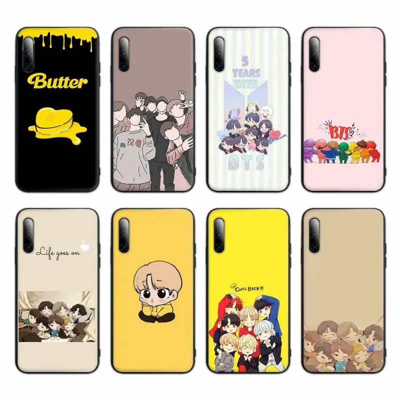 

B-BTS-Bangtan-Boys Phone Case For Huawei Y9 Y7 Y5 Y6 Prime 2019 Y9s Mate 30 20 10 Lite 40 Pro Nova 5t Silicone Cover