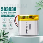 3,7 V 450mAh 503030 литий-полимерный аккумулятор для MP3 MP4 GPS DVR игрушка Смарт-часы, со светодиодом светильник Bluetooth наушники rechargerable cells