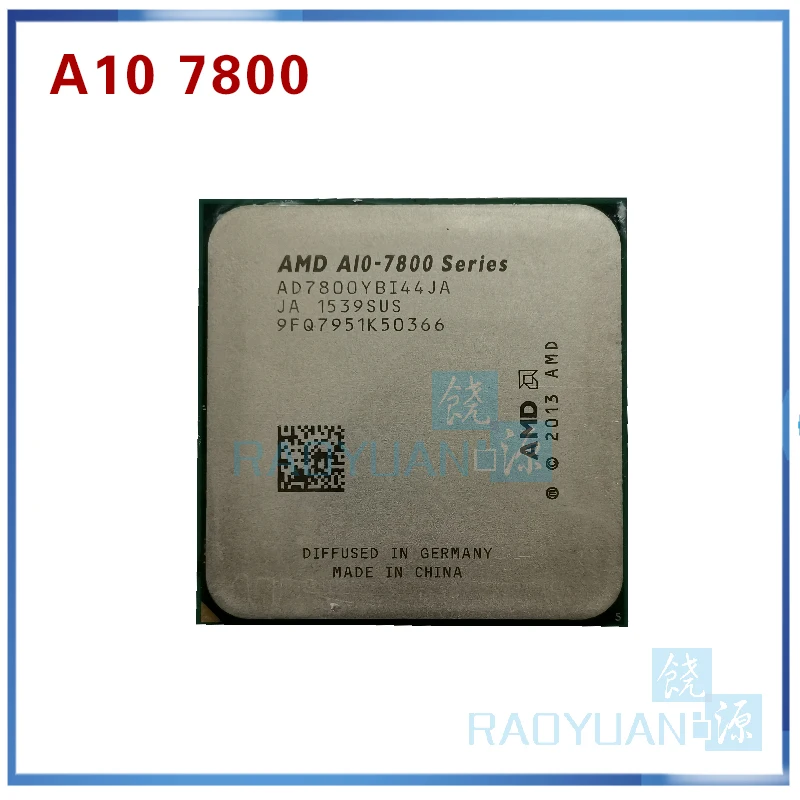 Процессор AMD A10-Series A10 7800 A10-7800 3,5 ГГц четырехъядерный процессор AD7800YBI44JA/AD780BYBI44JA разъем FM2