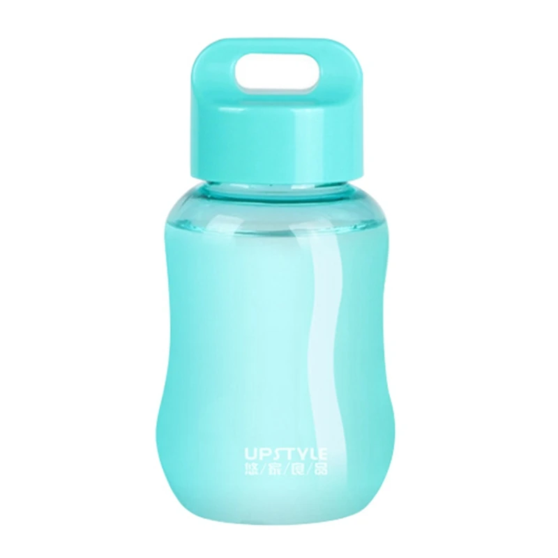 WL Бутылка для воды 180 мл пластиковая красочная Bpa бесплатно портативная школьная бутылка для воды для детей Милая Мини Бутылка герметичная cm - Цвет: WL