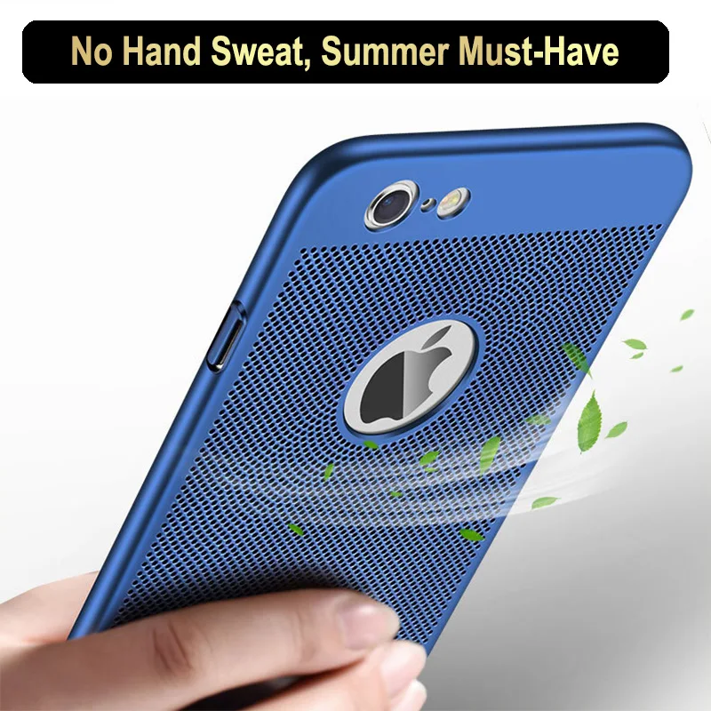 Ультратонкий телефонный чехол с отверстиями для отверстий и теплоотвода iPhone 11 12