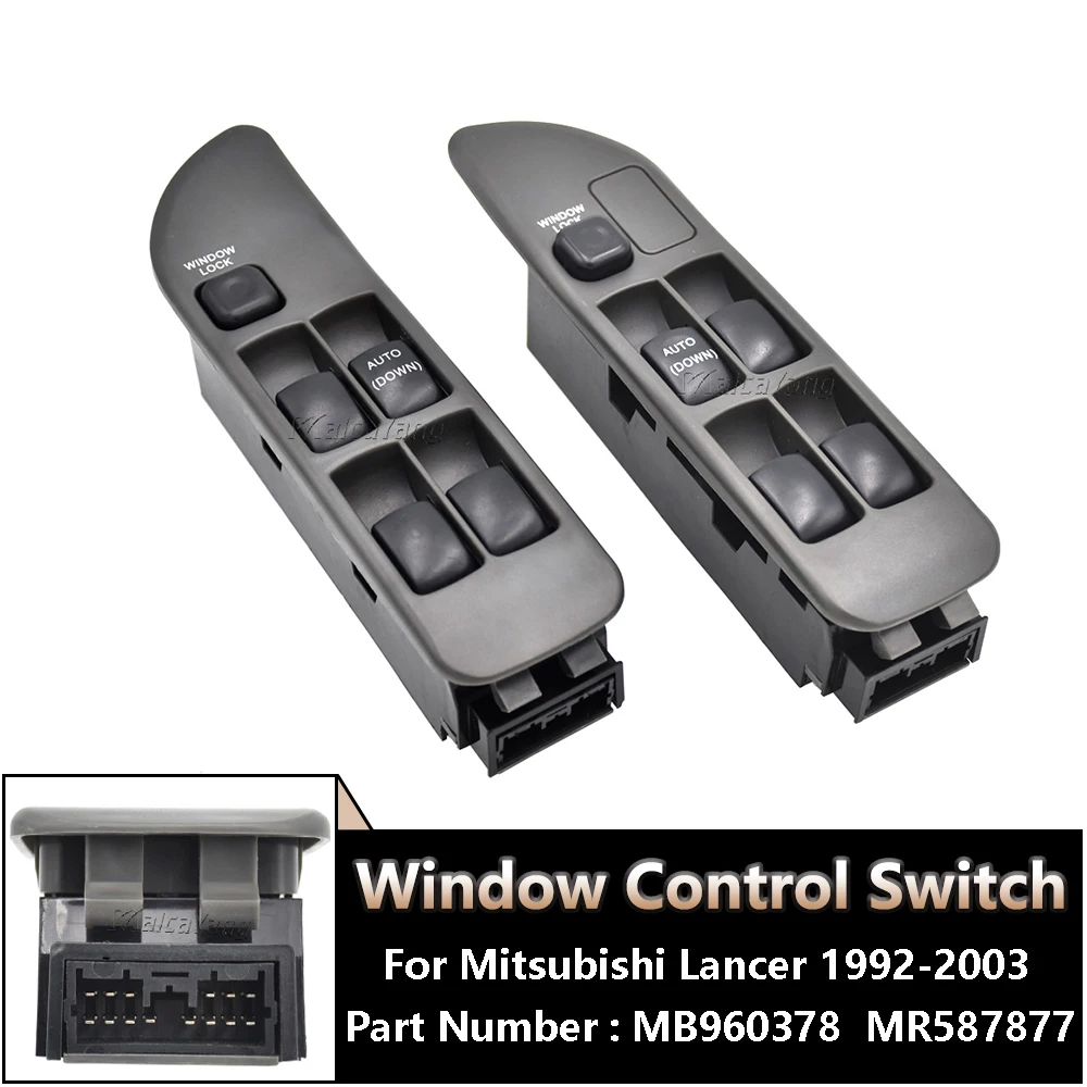 

For Mitsubishi Lancer V Station Wagon Electric Power Window Control Switch Button MR587877 MB960378 LHD RHD 1992-2003