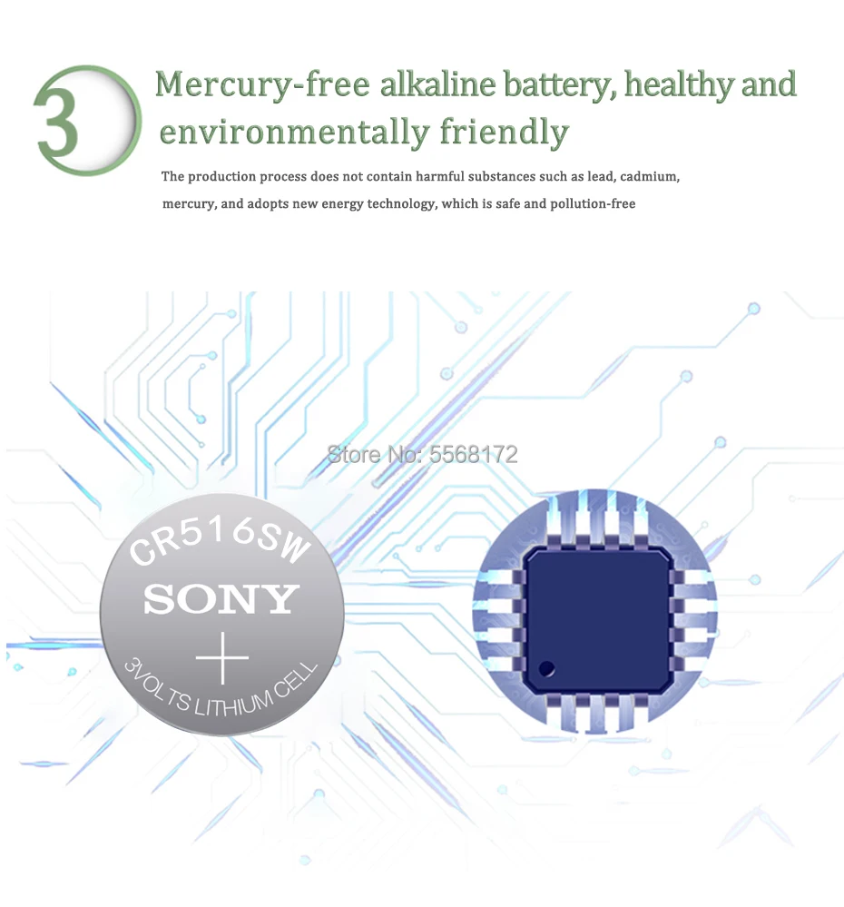 Аккумулятор для часов Sony 100% оригинальный 317 SR516SW SR516 1 55 в оксид серебра сделано