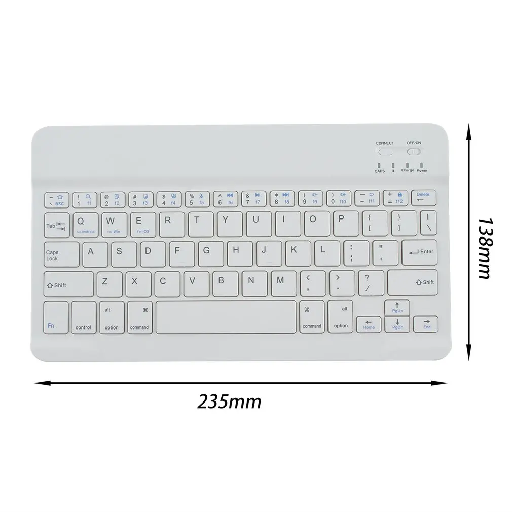 Портативные мини беспроводные Bluetooth клавиатуры с тачпадом универсальные для