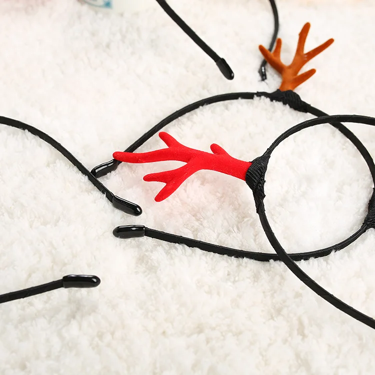 Navidad Pora Микки уши Минни косплей Pops милый маленький олень головной убор с рогом