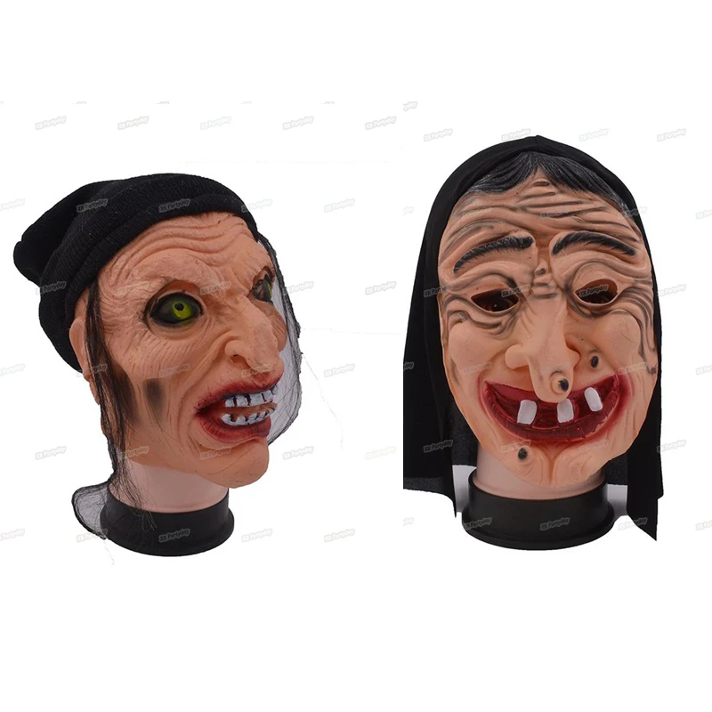 Праздничные взрослые маскарадные маски на все лицо для пожилых людей бабушки
