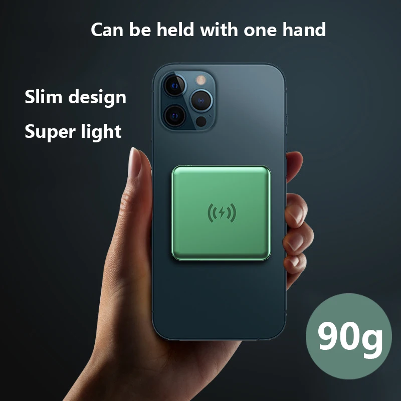 

5000mAh mini Magnetic Wireless Power Bank For Magsafe Charger powerbank For iphone 12 10W Fast Charging Magnet External Battery