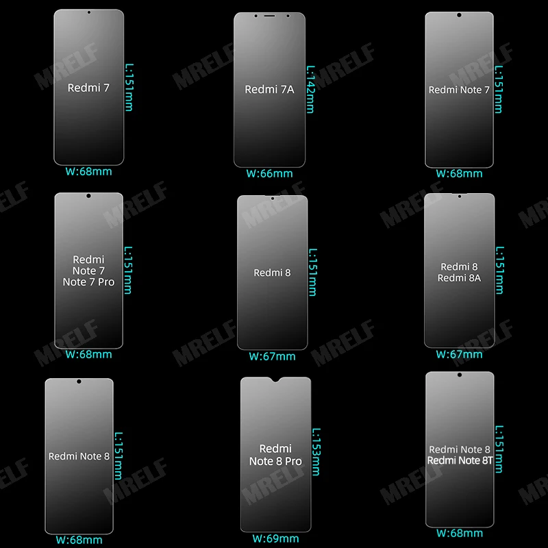 Закаленное стекло для Xiaomi Redmi Note 8 Pro 7 7A защита экрана 8A защитное 8T стекло|Защитные