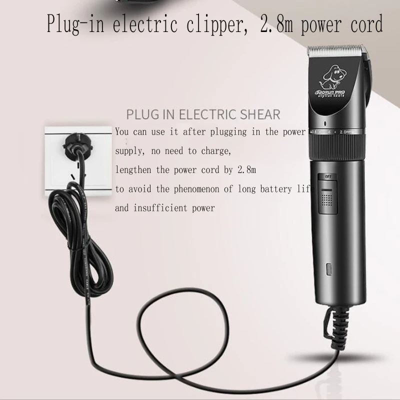 Электрическая машинка для стрижки домашних животных профессиональный триммер