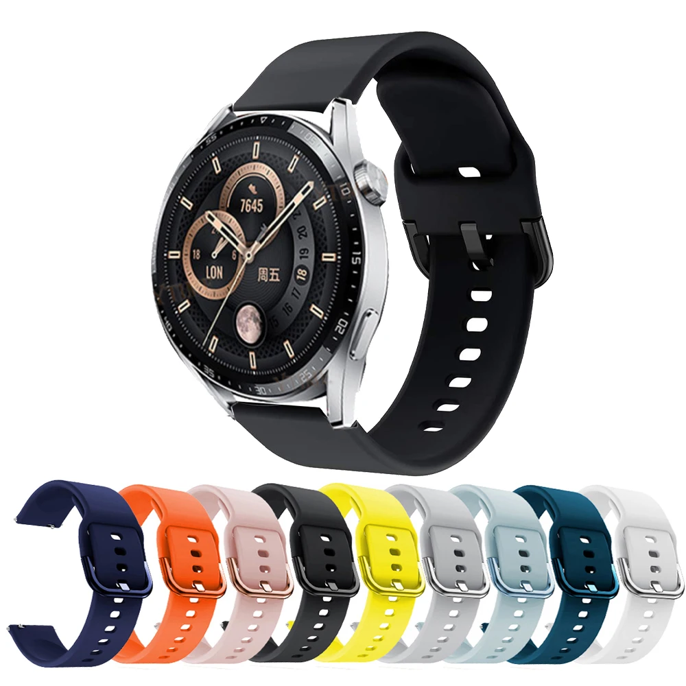 

Ремешок силиконовый для Huawei Watch GT 3 42 мм/46 мм, сменный Браслет Для Huawei GT 2 3 Pro GT2E, 20 мм 22 мм