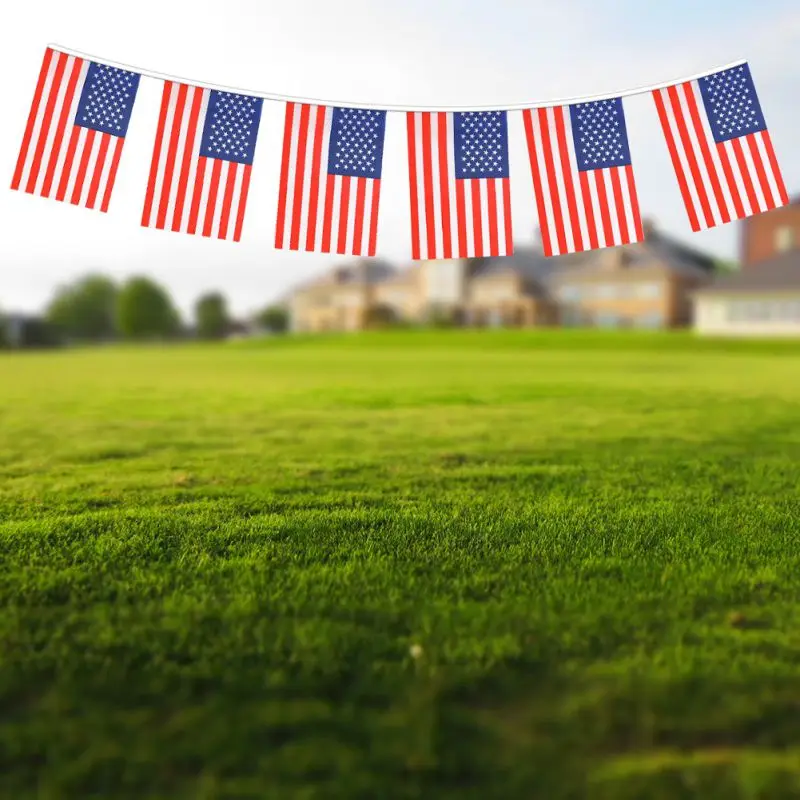 Американский флаг квадратный баннер патриотические события американский