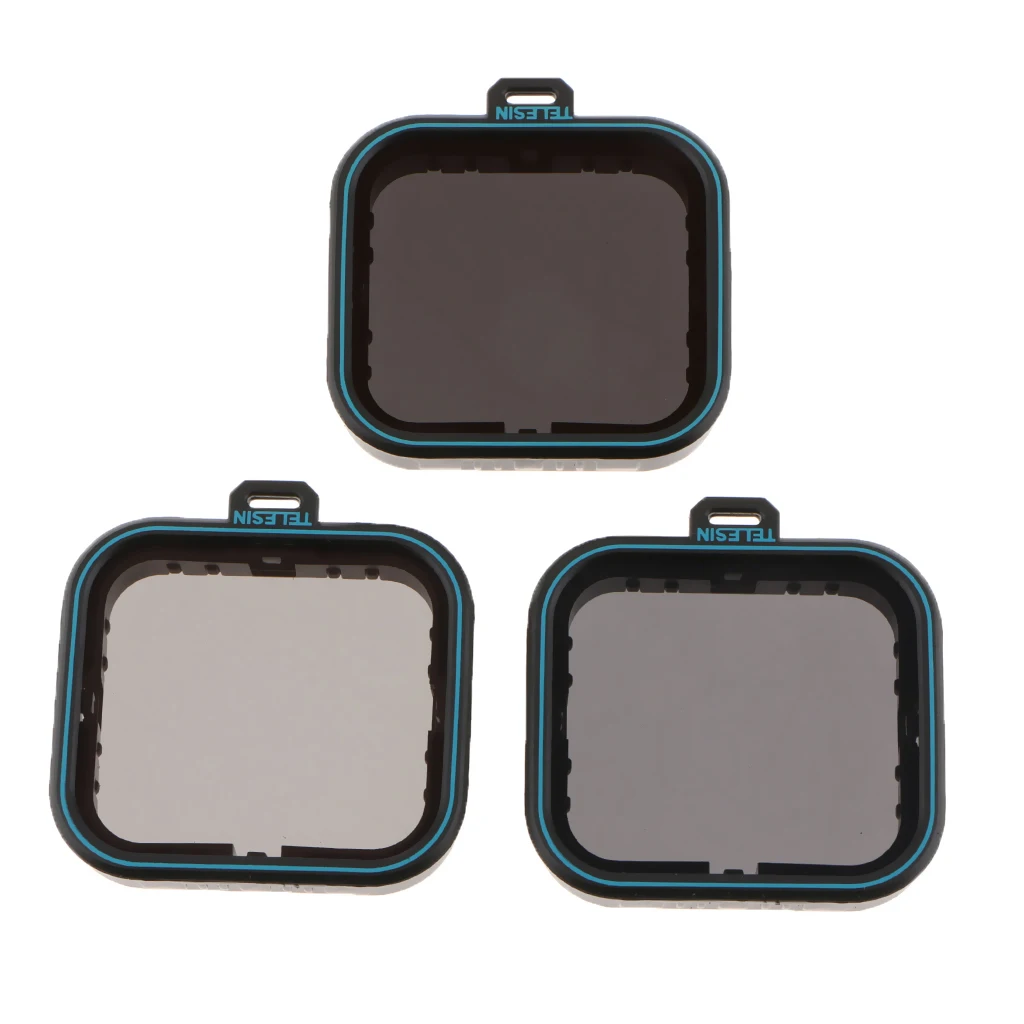 

For GoPro Hero 7 6 5 Black Camera Lens Filters Set ND Neutral Density Filter - ND4 / ND8 / ND16, Dustproof Protection