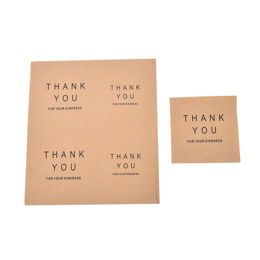

16pcs/lot Thank You Stickers As Food Wedding Souvenirs Label Labels Gift Decoration Tag Adhesive Stationery Sticker