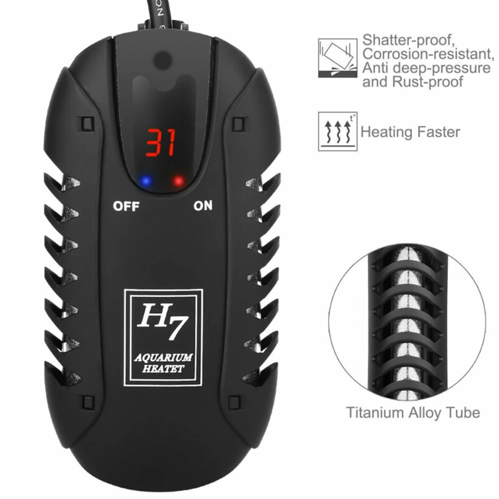 Подогреватель для аквариума Электрический нагревательные стержни Цифровой
