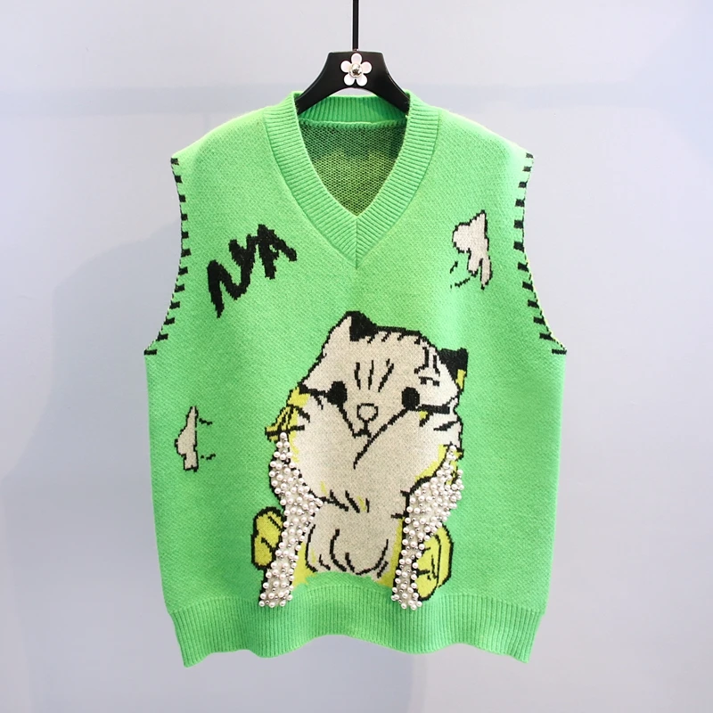 

Новинка Весна 2022, женские пуловеры Korobov, свитеры, корейские шикарные элегантные полосатые Джемперы оверсайз в стиле преппи, милые женские св...