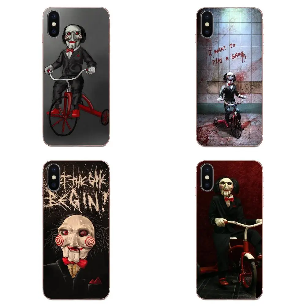 Пользовательские пилы маска Человек ужас триллер плакат для HTC Desire 530 626 628 630 816 820