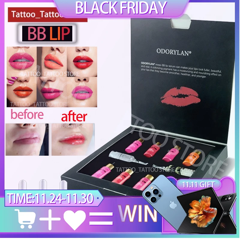 Светящиеся корейские BB ГУБЫ 10 флаконы 5 мл ампулы сыворотка набор Сыворотка для