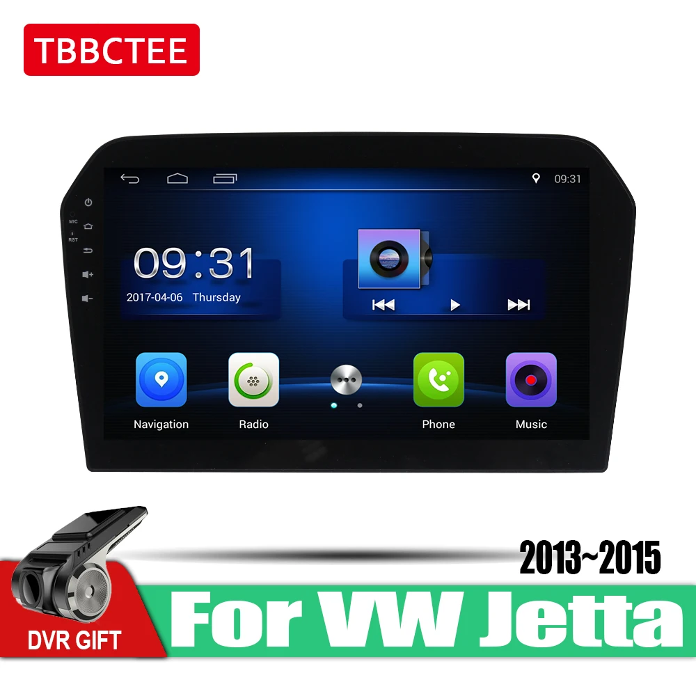 TBBCTEE Android автомобильный 2 din Мультимедиа GPS навигация для Volkswagen VW Jetta 2013 ~ 2015 vedio
