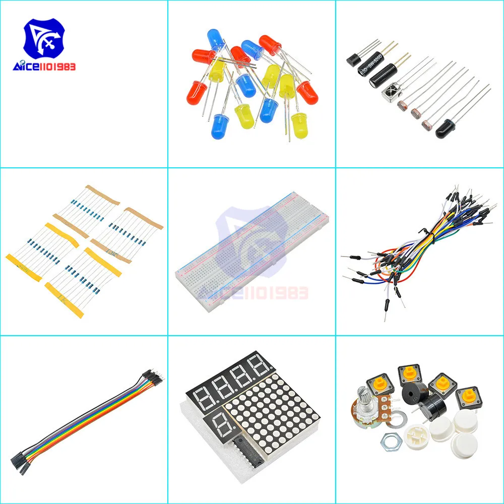 Стартовый набор diymore RFID для Arduino UNO R3 обновленная версия Обучающий 830 макетная