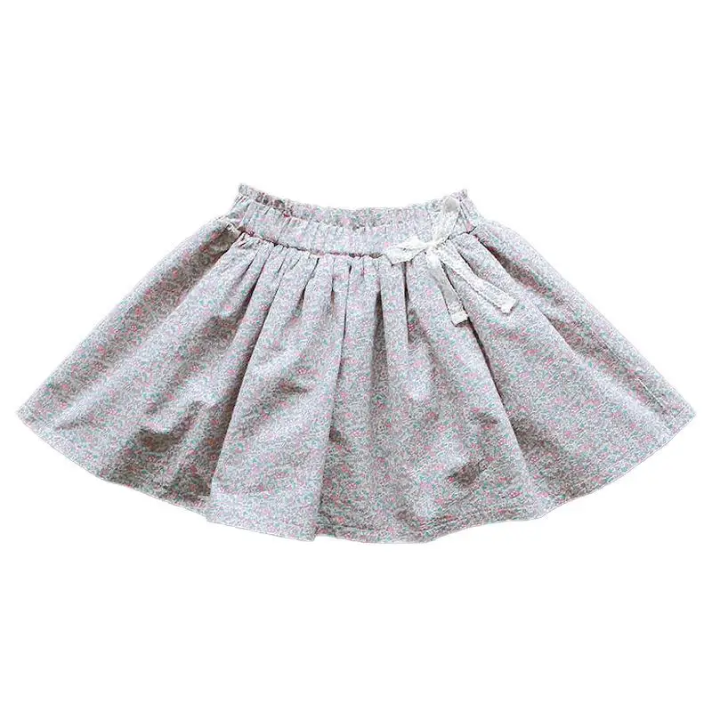 

2021 Tutu Classical Dance Girls Midi Skirt Korea Summer Baby Kids Skirt Shorts Lolita Princess Floral Print Children's Clothing
