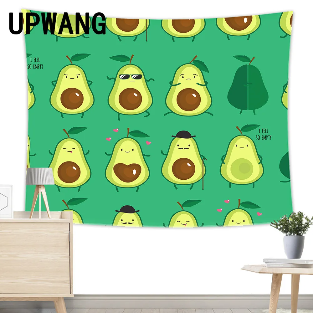 Настенный подвесной гобелен авокадо пляжный коврик для пикника палатка кемпинга