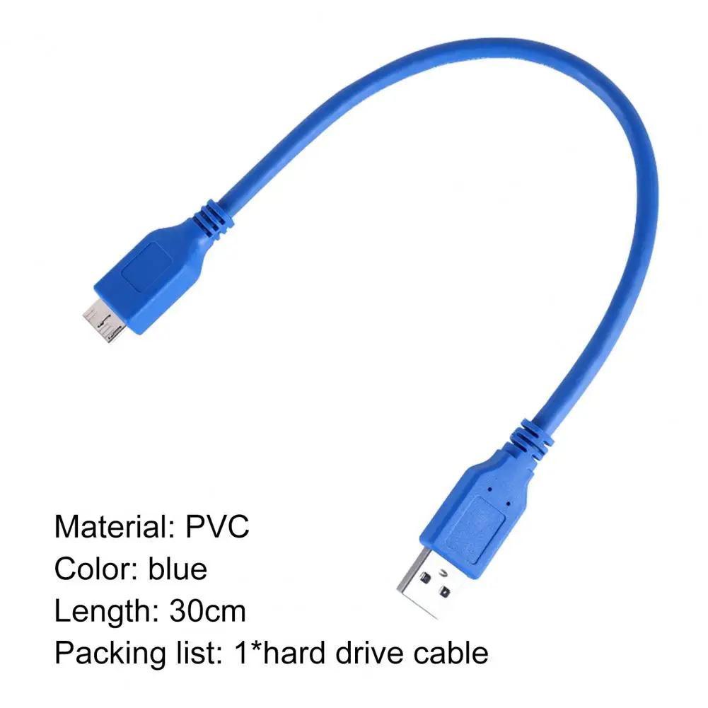 

New Hard Disk Connecting Cable USB 3.0 High-speed Transmission Mobile AM Male to Micro-B Hard Drive Connecting Line for Computer