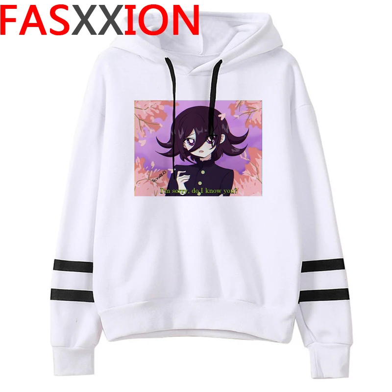 Kawaii короткая футболка с героями из японского аниме ума Kokichi толстовки Для Мужчин