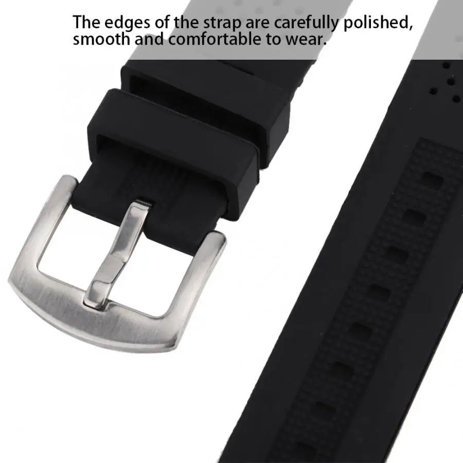 Универсальный силикагелевый ремешок для наручных часов удобный качественный