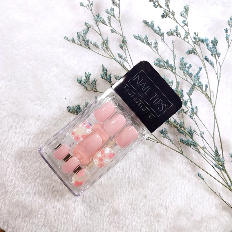 Накладные ногти для самостоятельного маникюра 3D блестящие накладные