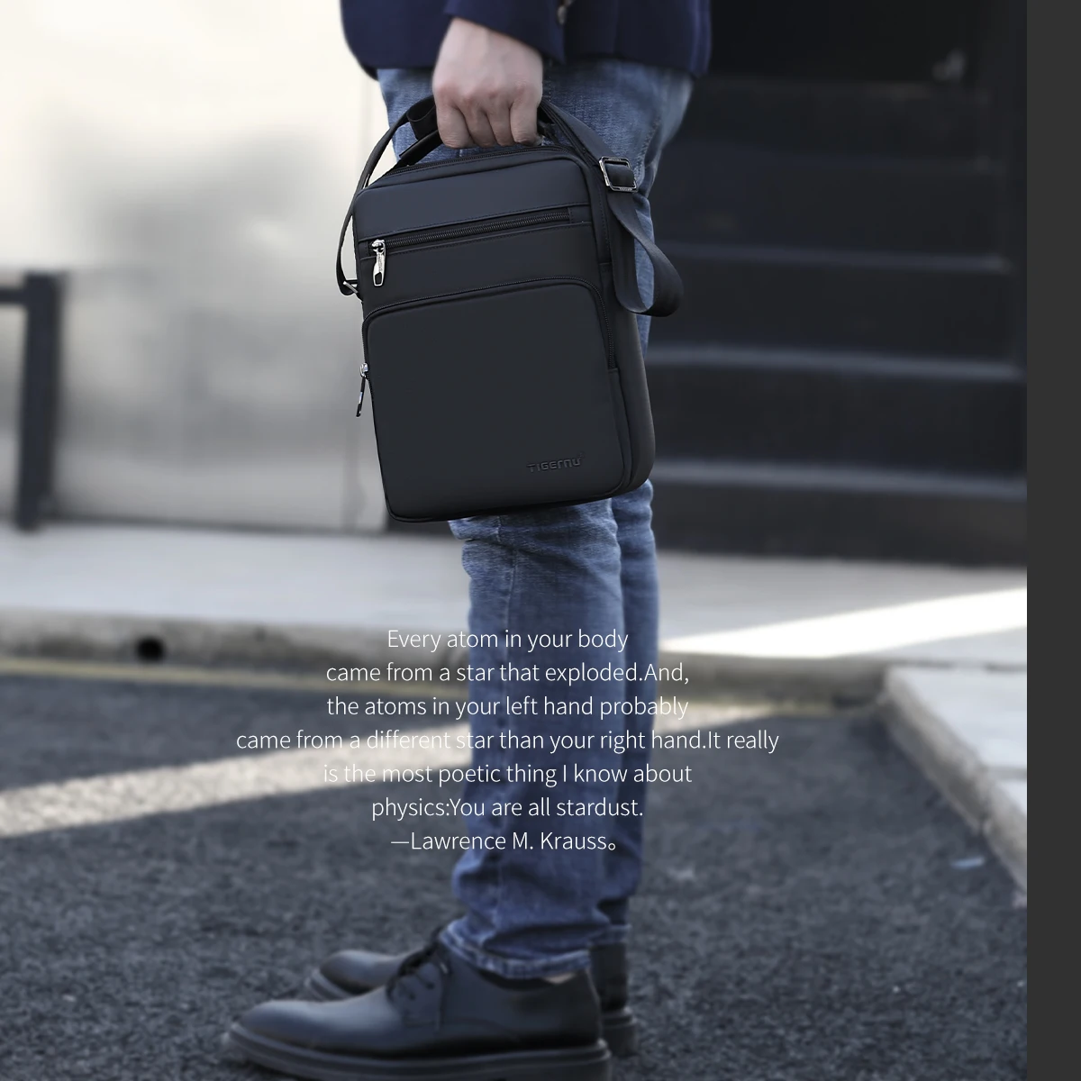 Lifetime Warranty Men Shoulder Bag 9.7" iPad Bag Mini Handbag Waterproof Sling Bags Male Business Travel Crossbody Bag For Teens images - 6