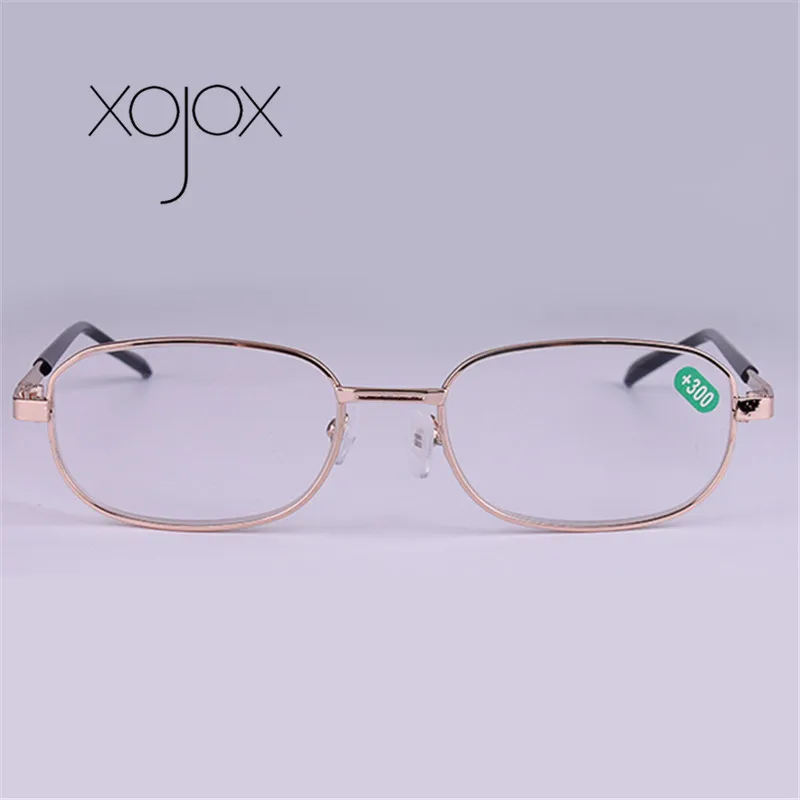 XojoX очки для чтения женские мужчин и дальнозоркости прозрачные глаз чехол + 1 0 5 2 3 4