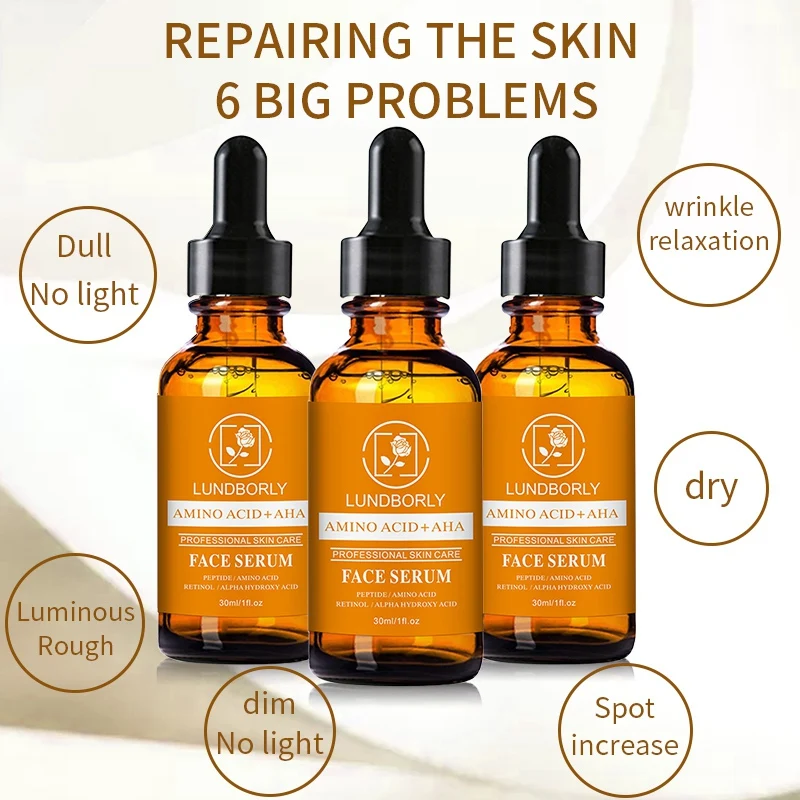 

Hyaluronic Acid Shrink Pores Essence liquid Moisturize Whitening Facial Care Anti-Aging Anti-Wrinkle Brighten Face Care