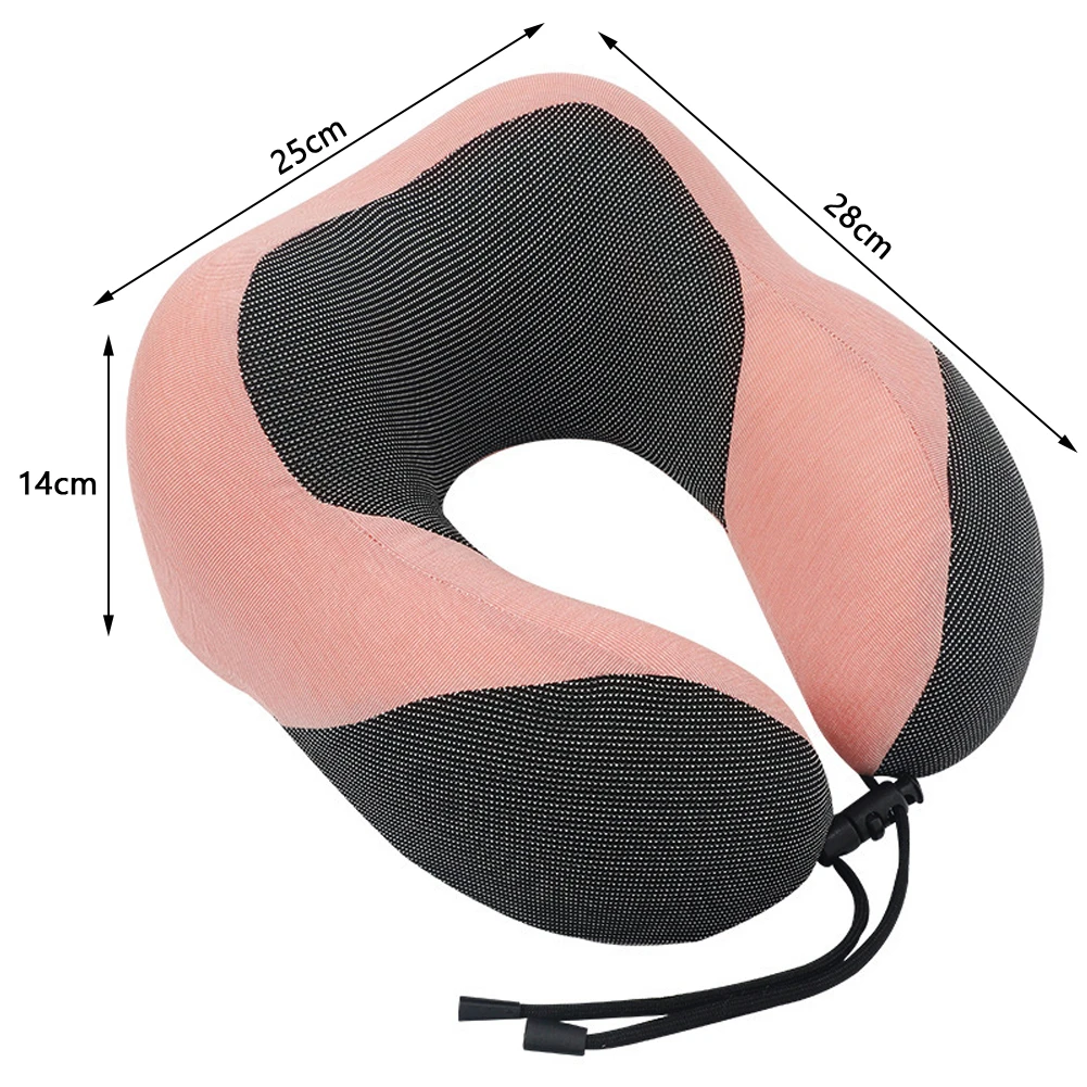 1x U Shaped Memory Foam Neck Pillows Almohada De Viaje Rebound Space Travel Cushion Cervical Healthcare Bedding Travesseiro | Дом и сад