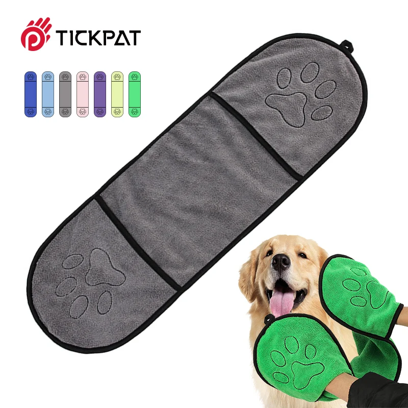 

Pet Dog Bath Towel Microfiber Ultra-Absorbent Towel For Small Dogs Quick Dry Cat Bath Towel With Pocket For Large Dogs Suppiles