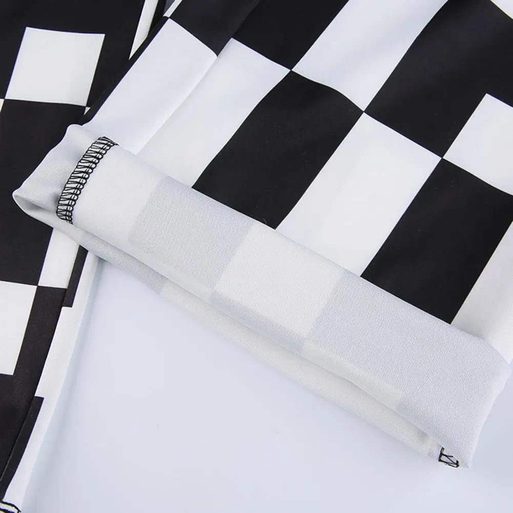 Прямые длинные брюки SANWOOD с клетчатым принтом женские модные высокой талией