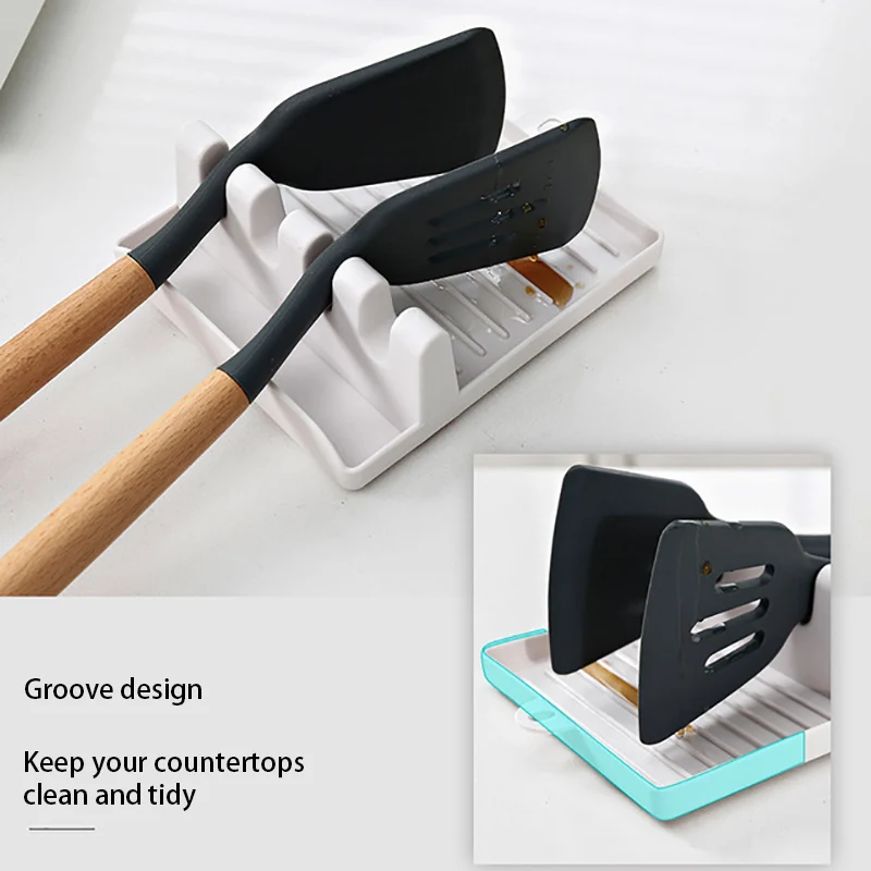 Кухонные ложки держатели вилка и лопатка полка органайзер пластиковая ложка для