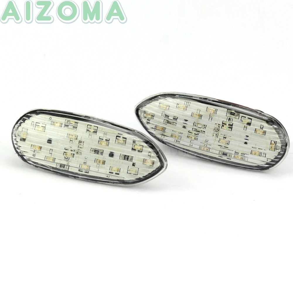 Motorcycle LED Flush Mount Turn Signals Blinker Indicator Flasher Lights For Suzuki GSXR GSX-R 600 750 1000 2005-2016 2006 2008 |