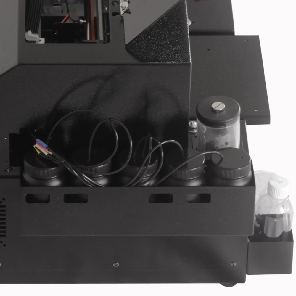 A4 плоский струйный УФ принтер обновления Сенсорная панель 6 цветов с принтом