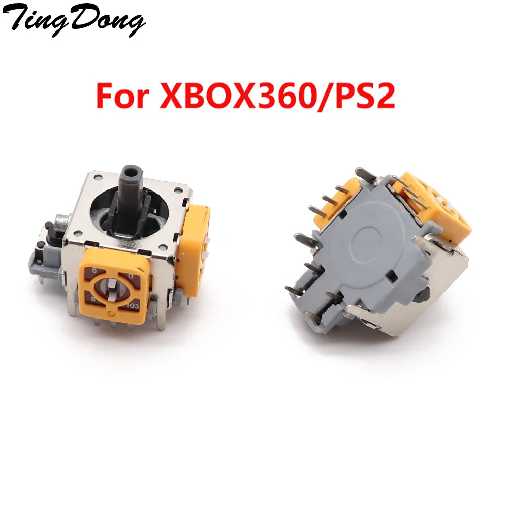 TingDong 2 шт. 3D Аналоговый джойстик для xbox 360 xbox 360 для PS2 ps2 контроллер
