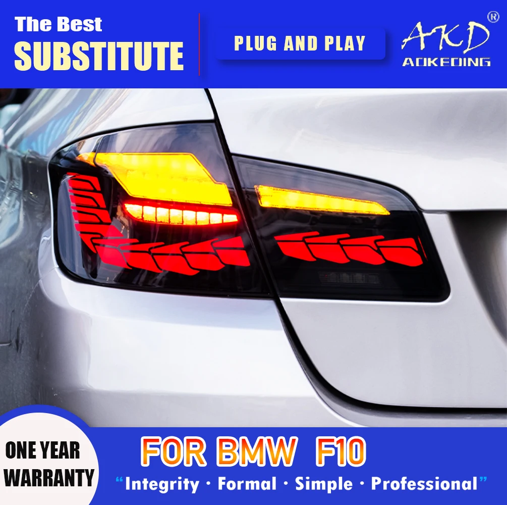 

Задний фонарь AKD для F10 F18, светодиодный задсветильник 2011-2016 F10 F18, задний противотуманный тормозной сигнал поворота, автомобильные аксессуар...