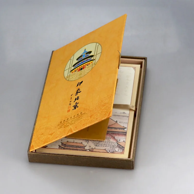 Новинка года, Пекинская книга, книга истории, шелк, милый планировщик мероприятий 365, планировщик, календарь, желтый