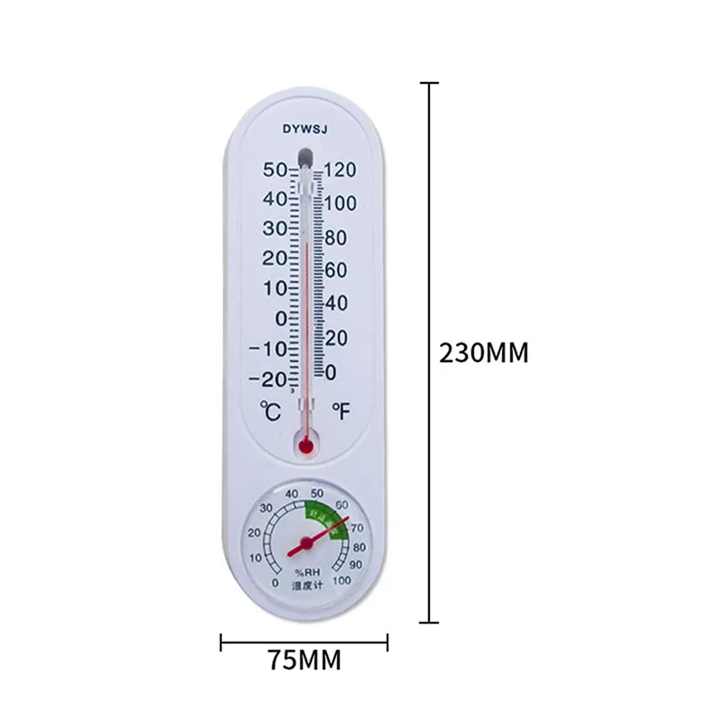 

23cm Long Wall Hanging Thermometer Indoor Outdoor Garden Home Garage Office Room Hanging Logger Temperature Measurement Tool
