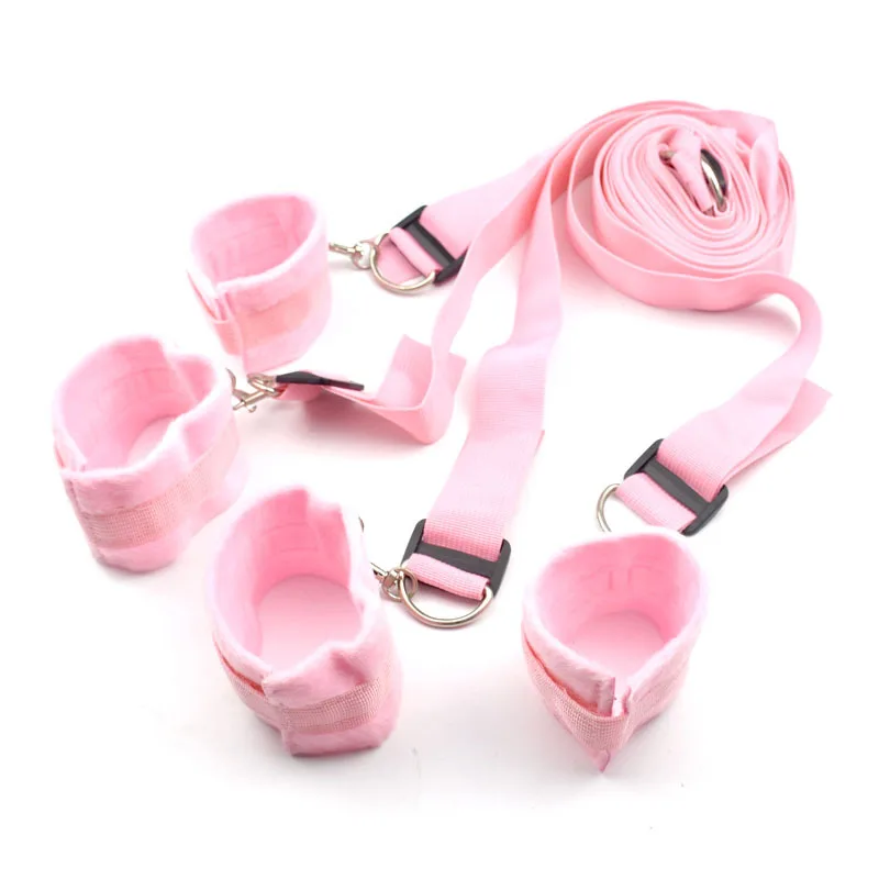 Ремешок для кровати взрослых товары секса короткие плюшевые наручники