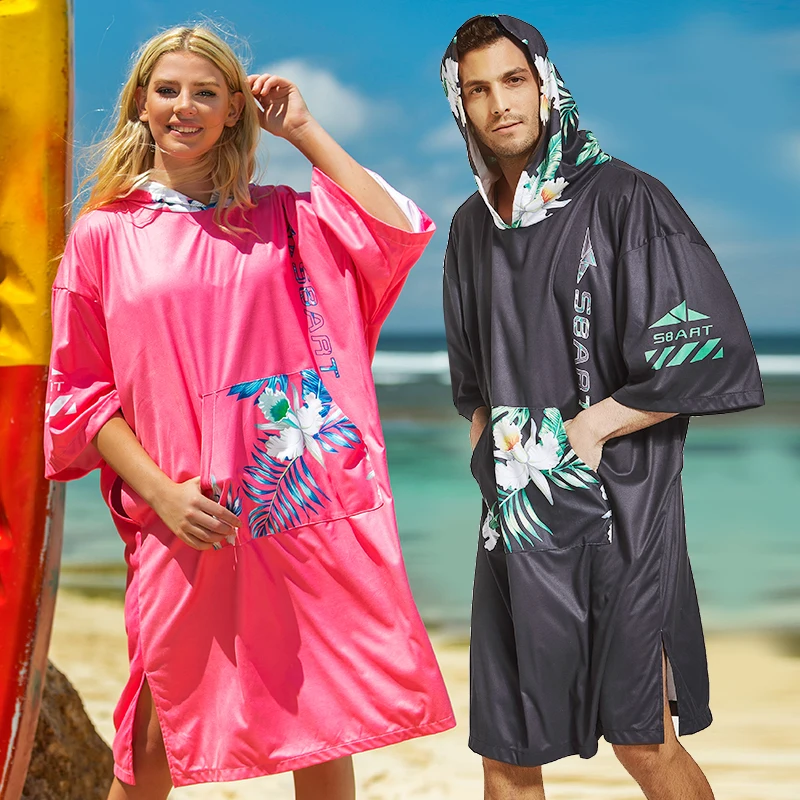 

SBART bath towel beach towel cloak sunscreen bathrobe quick-drying suit swimming diving towel seaside spa service swimwear