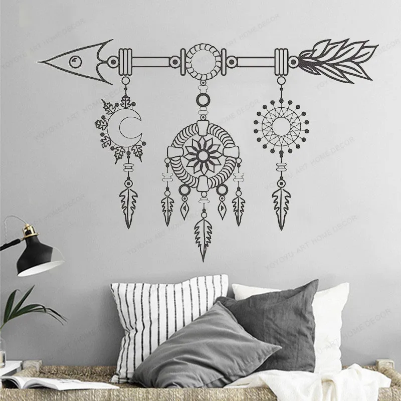 

Dream Vinyl Wall sticker catcher Arrow Ethnic Bedroom wall decor home removable wall art mural HJ1139