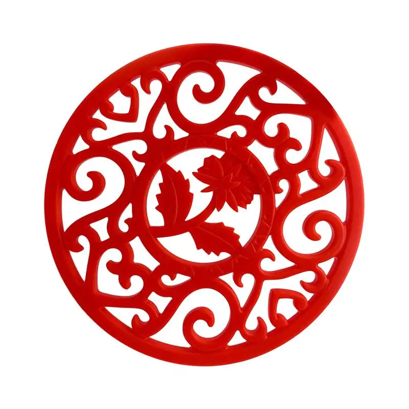 Круглый силиконовый коврик для чайника с теплоизоляцией и защитой от ожогов