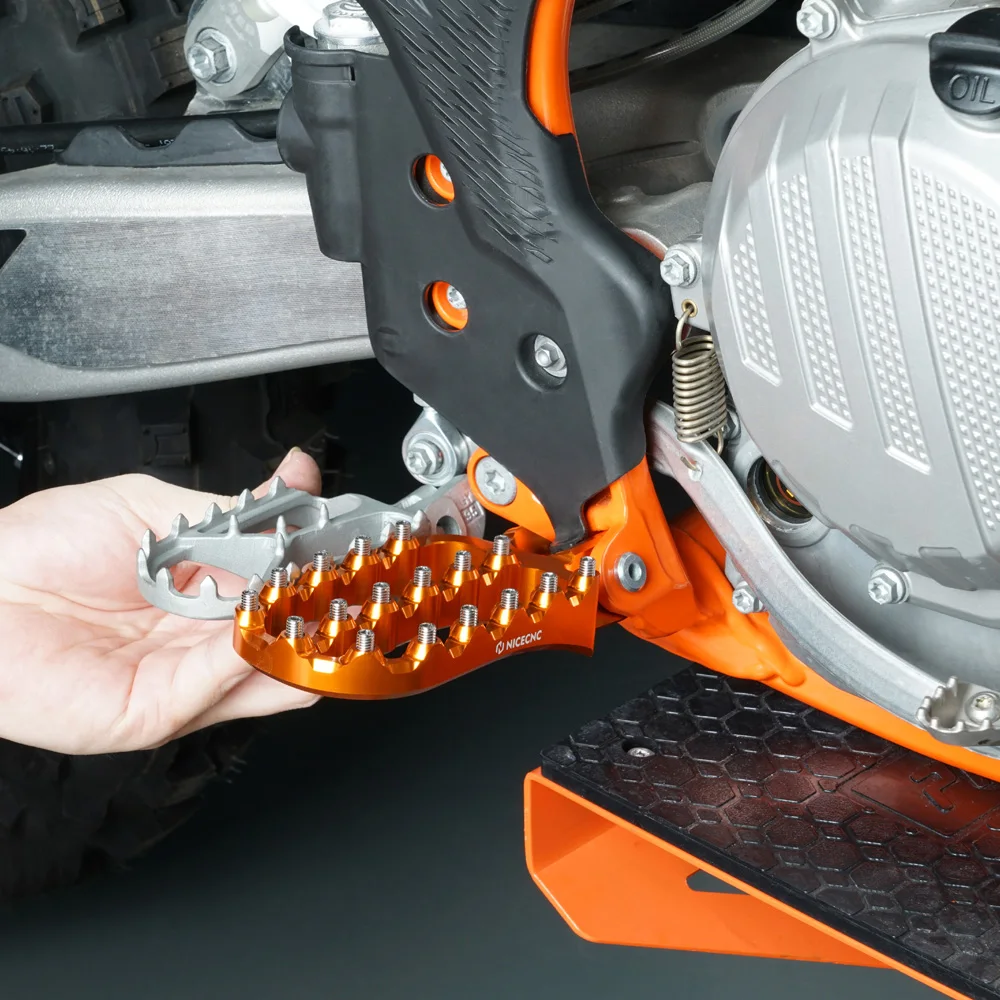 Подножки NICECNC колышки для ног KTM 125 150 200 250 300 350 400 450 500 XC XCF SX SXF EXC EXCF EXC300 EXC250 17-22 |
