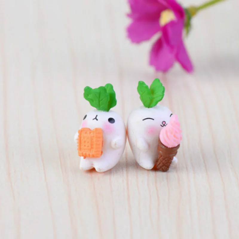 Fairy House Garden Miniatures Radish Doll Figurine Cake Desk Office Decor Home Decoration Accessories DIY Mini Micro Landscape | Дом и сад