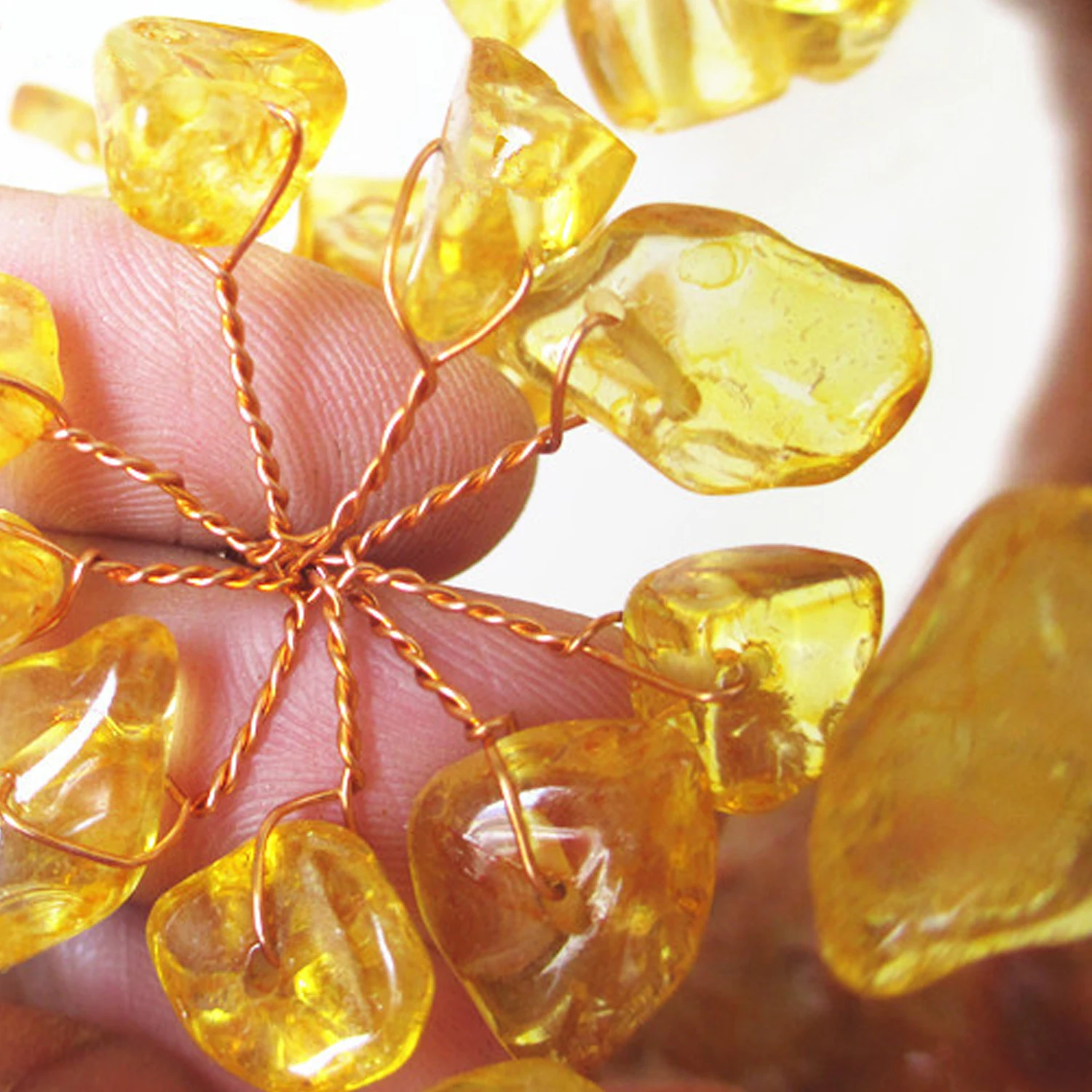 Эпоксидная смола драгоценный камень фэн-шуй бонсай офисный магазин домашнее